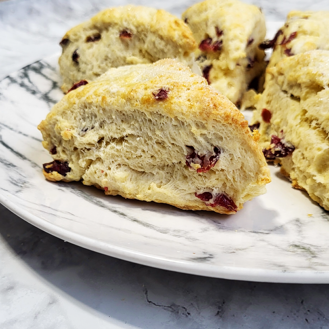 cranberry orange scones